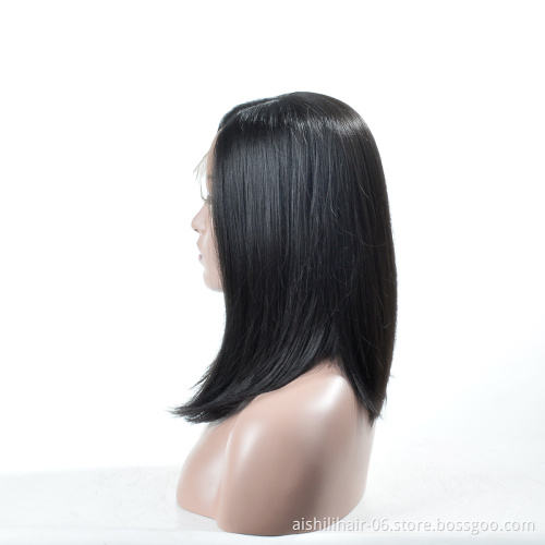 Aishili lace front wigs vendors long natural straight hair synthetic hair lace front wigs for black women